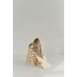 Klatretrekant + rutsjebane - stige/klatrevg