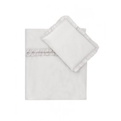 Sengetj med flser - Gr