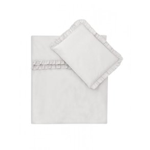 Sengetj med flser - Gr