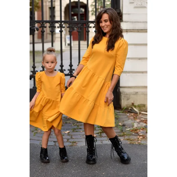 Kjolest - Mor og datter - Honning gul