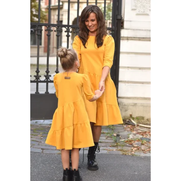 Kjolest - Mor og datter - Honning gul
