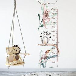 Wallsticker - Jungle og venner - H�jdem�ler