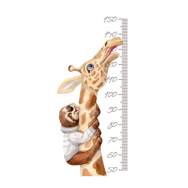Wallsticker - Giraffen - Hjdemler
