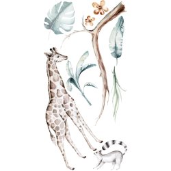 Wallsticker - Jungle &amp; XXL venner