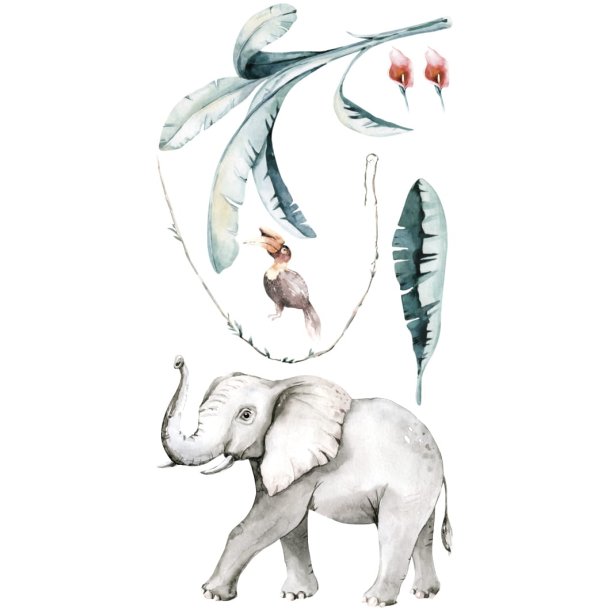 Wallsticker - Jungle &amp; XXL venner