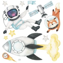 Wallsticker - Space Adventure 2