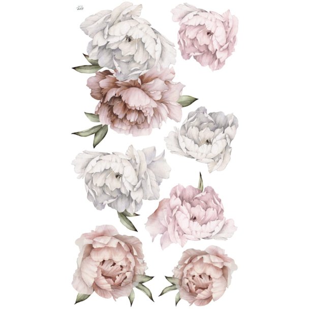 Wallsticker - Pre Peonies