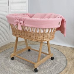 Moseskurv - Naturtr� - Lyser�dt stof