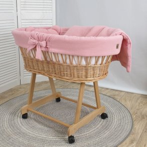 Moseskurv - Naturtr� - Lyser�dt stof