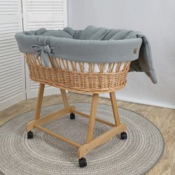 Moseskurv - Naturtr� - Gr�nt stof