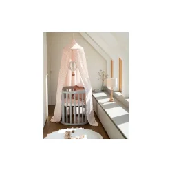 7i1 babyseng - Oval - Med madras - Lysegr