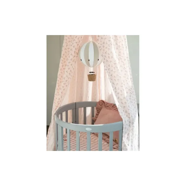 7i1 babyseng - Oval - Med madras - Lysegr