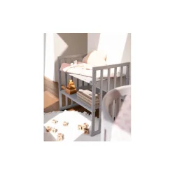 7i1 babyseng - Oval - Med madras - Lysegr