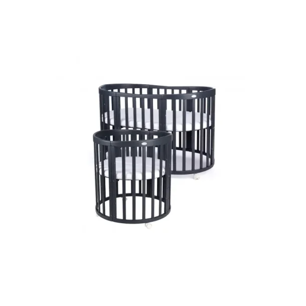 7i1 babyseng - Oval - Med madras - Mrkegr