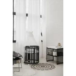 7i1 babyseng - Oval - Med madras - Mrkegr