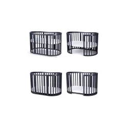 7i1 babyseng - Oval - Med madras - Mrkegr