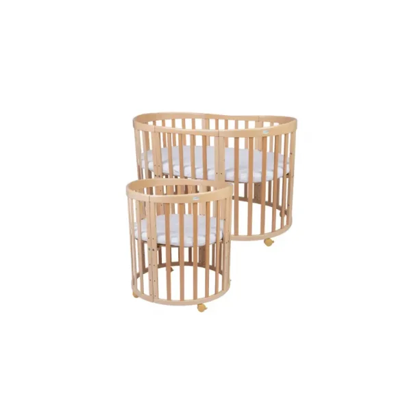 7i1 babyseng - Oval - Med madras - Natur