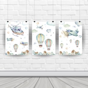 Plakater - BoyWorld - 3 stk.