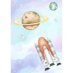 Plakater - Space Adventure 5 - 3 stk