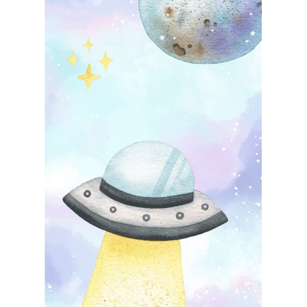 Plakater - Space Adventure 5 - 3 stk