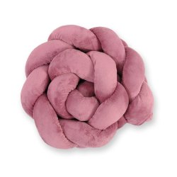 Flettet sengerand - Bordeaux - Minky