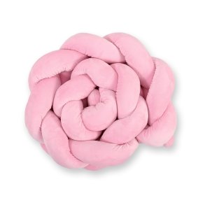 Flettet sengerand - Lyserd - Minky