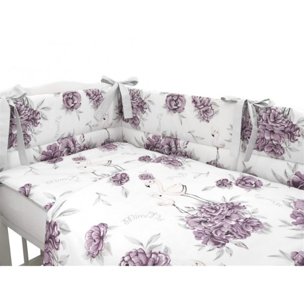 Blomme poner sengetj - Junior