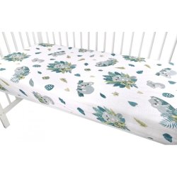 Bomuldslagne med elastik - Tropisk lys