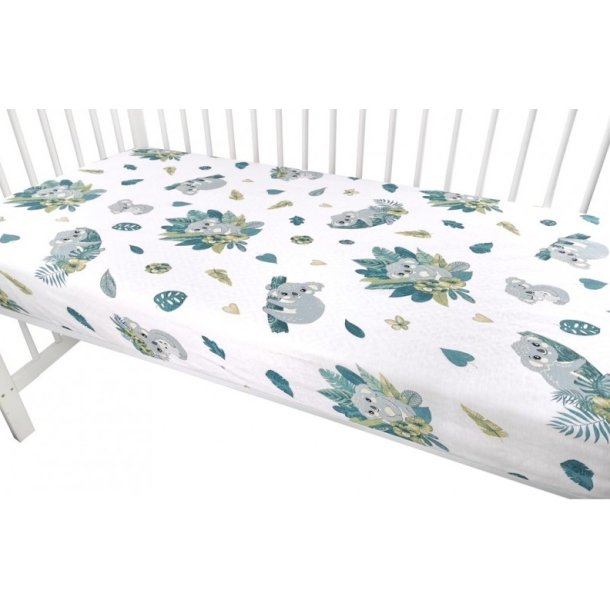 Bomuldslagne med elastik - Tropisk lys