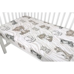 Bomuldslagen med elastik - Beige Safari