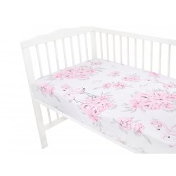 Bomuldslagen med elastik - P�oner rose