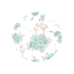 Bomuldslagen med elastik - P�oner mint