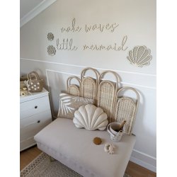 Tr� inskription - Make waves little mermaid