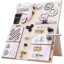 Aktivitetstavle - Lyserd - Stor