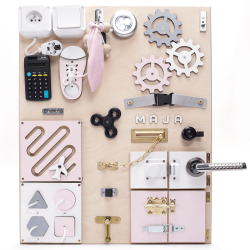 Aktivitetstavle - Lyserd - Stor