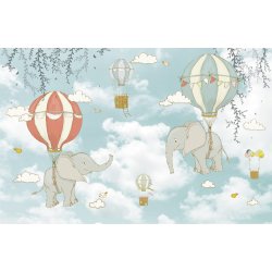 Tapet - Flyvende elefanter