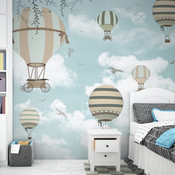 Tapet - Spring Retro Ballon