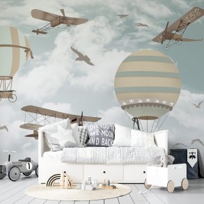 Tapet - Retrofly & balloner