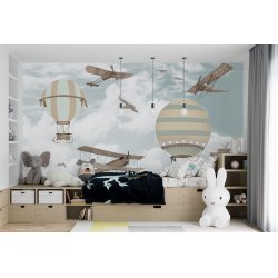 Tapet - Retrofly &amp; balloner