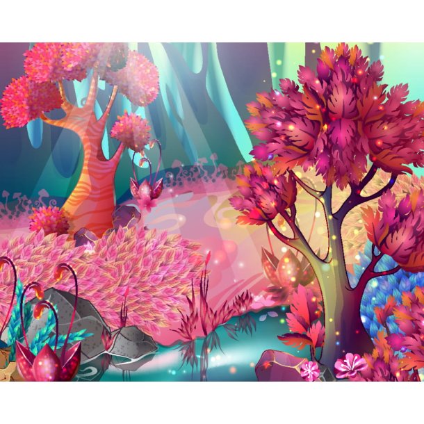 Tapet - Fortryllet skov