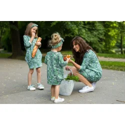 Oversized tunika s�t - Mor og datter