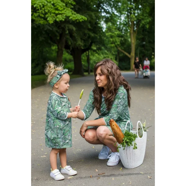 Oversized tunika s�t - Mor og datter