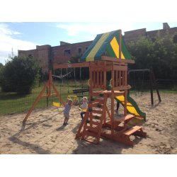 Leget�rn - TeddyBear med gynger, rutsjebane, klatrev�g og meget mere