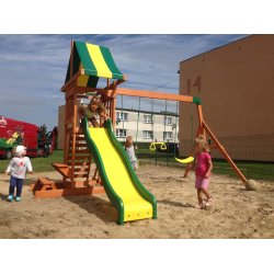 Leget�rn - TeddyBear med gynger, rutsjebane, klatrev�g og meget mere