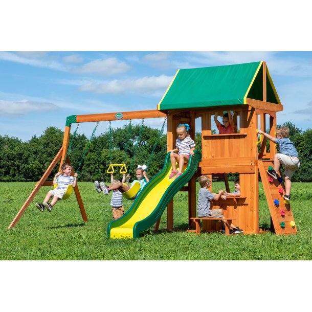 Leget�rn - Sommers�t med gynger, rutsjebane, picnicbord og meget mere