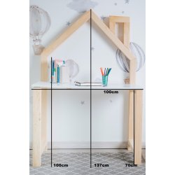 Skrivebord - Leo - m. stige