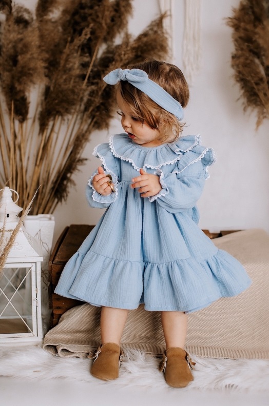 kjole Blå - Kjoler - BabyDluxe